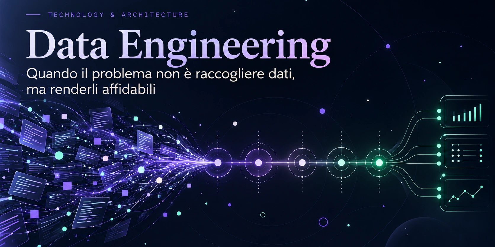 Data Engineering: dal dato grezzo a informazioni strutturate e affidabili